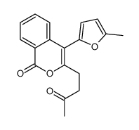 4-(5-methylfuran-2-yl)-3-(3-oxobutyl)isochromen-1-one Structure