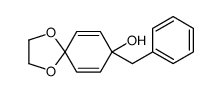 8-benzyl-1,4-dioxaspiro[4.5]deca-6,9-dien-8-ol结构式