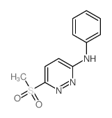 3-Pyridazinamine,6-(methylsulfonyl)-N-phenyl- picture