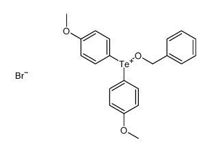 bis(4-methoxyphenyl)-phenylmethoxytellanium,bromide Structure