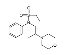 N-(2-morpholin-4-ylpropyl)-N-phenylethanesulfonamide Structure