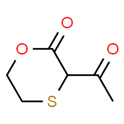 1,4-Oxathian-2-one, 3-acetyl- (9CI) picture