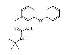 1-tert-butyl-3-[(3-phenoxyphenyl)methyl]urea Structure