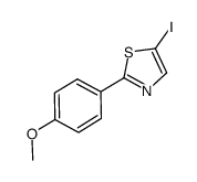 5-iodo-2-(4-methoxyphenyl)thiazole Structure