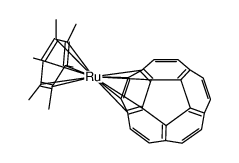 [(η6-C6Me6)Ru(η6-corannulene)] Structure