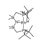 ((tBu2PCH2SiMe2)2CH2CMe2N)RhH结构式