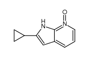 2-cyclopropyl-1H-pyrrolo[2,3-b]pyridine 7-oxide Structure