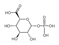 α-glucuronic acid 1-phosphate结构式