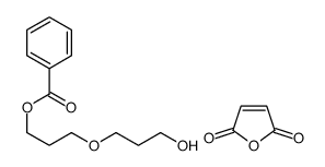 furan-2,5-dione,3-(3-hydroxypropoxy)propyl benzoate Structure