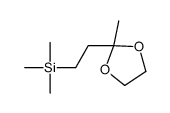 trimethyl-[2-(2-methyl-1,3-dioxolan-2-yl)ethyl]silane Structure