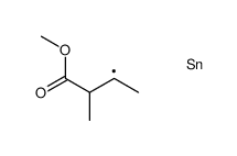 methyl 2-methyl-3-trimethylstannylbutanoate Structure