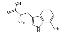 7-amino-L-tryptophan Structure