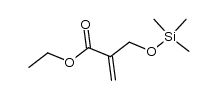 α-(trimethylsilyloxymethyl)acrylate d'ethyle Structure