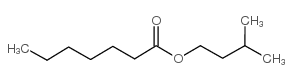 Isoamyl heptanoate structure