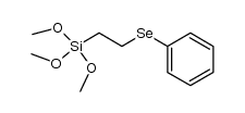 phenyl 2-(trimethoxysilyl)ethyl selenide结构式