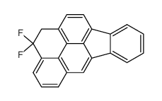 2,2-difluoro-1,2-dihydroindeno(1,2,3-cd)pyrene结构式