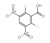 Benzoic acid,2,6-dichloro-3,5-dinitro-结构式