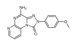 4-amino-2-(4-methoxyphenyl)pyrido[2,3-e][1,2,4]triazolo[4,3-a]pyrazin-1(2H)-one结构式