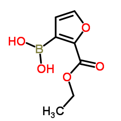 [2-(Ethoxycarbonyl)-3-furyl]boronic acid Structure