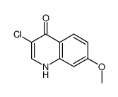 3-Chloro-4-hydroxy-7-methoxyquinoline结构式