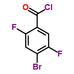 4-Bromo-2,5-difluorobenzoic acid chloride结构式