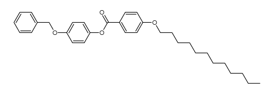 4-(benzyloxy)phenyl 4-(dodecyloxy)benzoate Structure