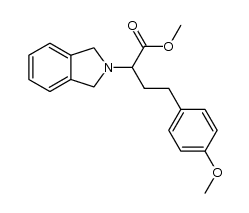 2-N-isoindolinyl-4-(4'-methoxyphenyl)butanoic acid methyl ester结构式