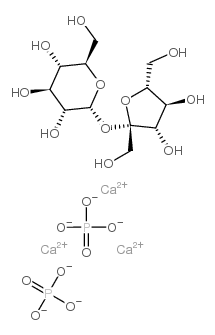 calcium sucrose phosphate Structure