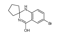 6-Bromospiro[1,2,3,4-tetrahydroquinazoline-2,1'-cyclopentane]-4-one structure