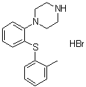 氢溴酸沃泰西汀杂质 01结构式