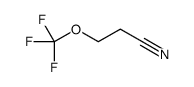 3-(Trifluoromethoxy)propanenitrile Structure