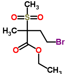 Ethyl 4-bromo-2-methyl-2-(methylsulfonyl)butanoate图片