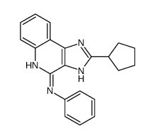 2-cyclopentyl-N-phenyl-3H-imidazo[4,5-c]quinolin-4-amine Structure