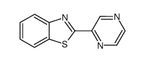 Benzothiazole, 2-pyrazinyl- (9CI)结构式