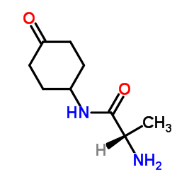 N-(4-Oxocyclohexyl)alaninamide Structure