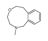 2-methyl-3,4,6,7-tetrahydro-1H-5,2-benzoxazonine结构式