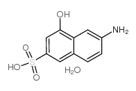 6-amino-4-hydroxy-2-naphthalenesulfonic& structure