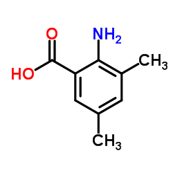 2-Amino-3,5-dimethylbenzoic acid structure