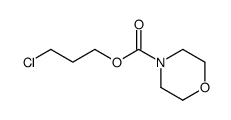 3-chloropropyl morpholine-4-carboxylate结构式