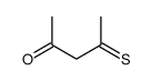 2-Pentanone, 4-thioxo- (9CI) Structure