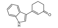 3-(1H-indol-3-yl)cyclohex-2-en-1-one Structure