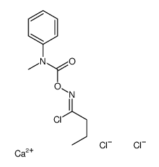 calcium,[(Z)-1-chlorobutylideneamino] N-methyl-N-phenylcarbamate,dichloride结构式