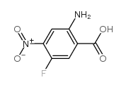 2-AMINO-5-FLUORO-4-NITROBENZOIC ACID Structure