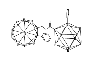 1-CO(CH2CH2-o-CB10H10CC6H5)-2-C6H5-1.2-C2B10H10 Structure