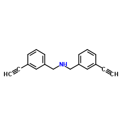 Bis(3-ethynylbenzyl)amine structure