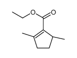 ethyl (5R)-2,5-dimethylcyclopentene-1-carboxylate结构式