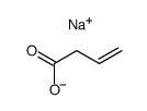 but-3-enoic acid sodium salt Structure