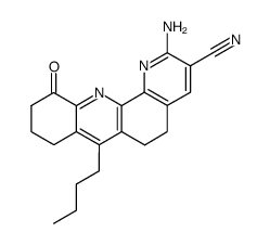 2-Amino-7-butyl-11-oxo-5,6,8,9,10,11-hexahydro-benzo[b][1,10]phenanthroline-3-carbonitrile Structure