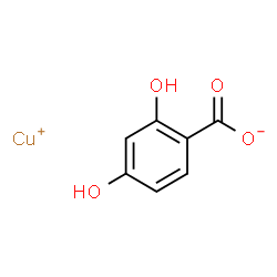 copper 2,4-dihydroxybenzoate Structure