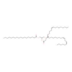 1-Stearoyl-2-Oleoyl-3-Linoleoyl-rac-glycerol structure